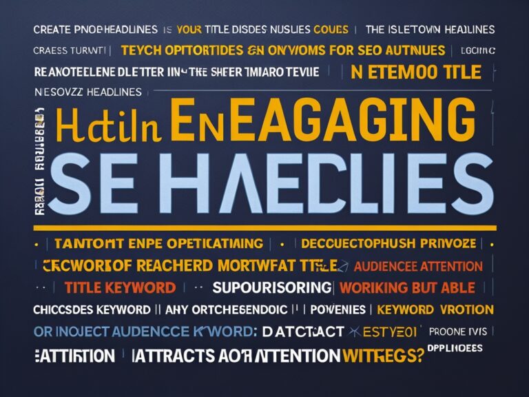 כיצד לכתוב כותרות SEO מושכות: מדריך מלא